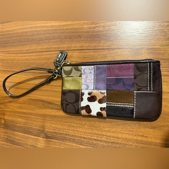 Coach | Bags | Coach Y2k Purple Patchwork Leather And Suede
